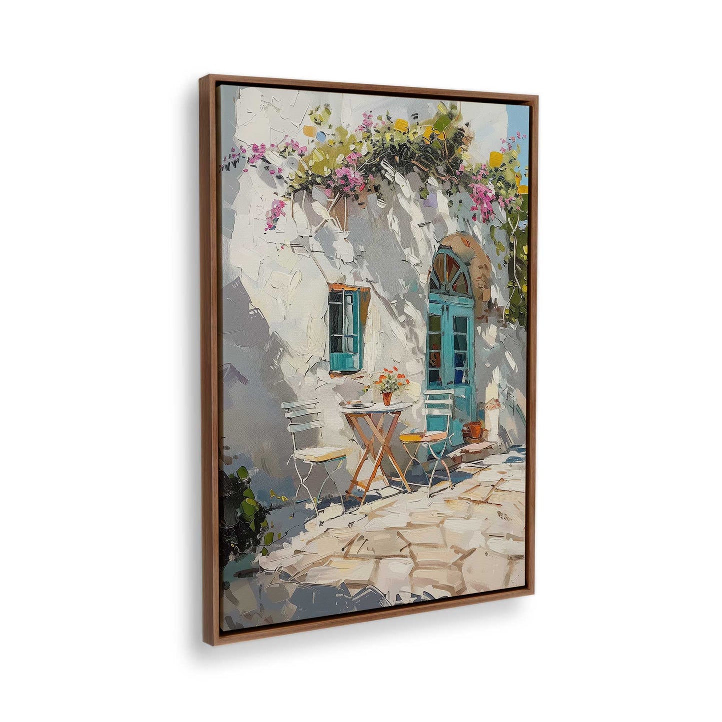 [Color:Walnut], Picture of the corner of the art