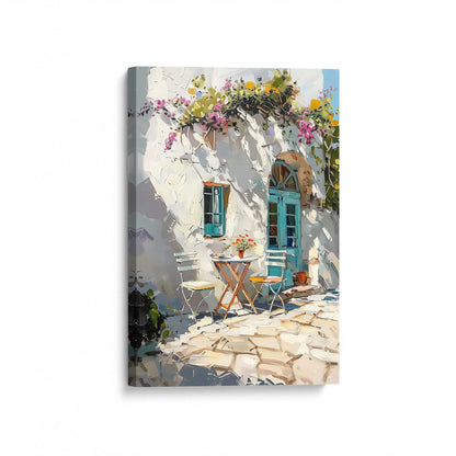 [Color:Stretched Canvas], Picture of art at an angle