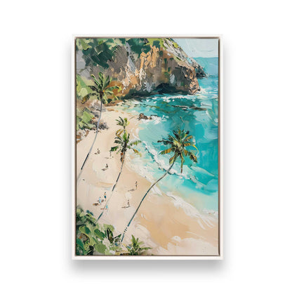 [Color:Opaque White], Picture of art in a White frame