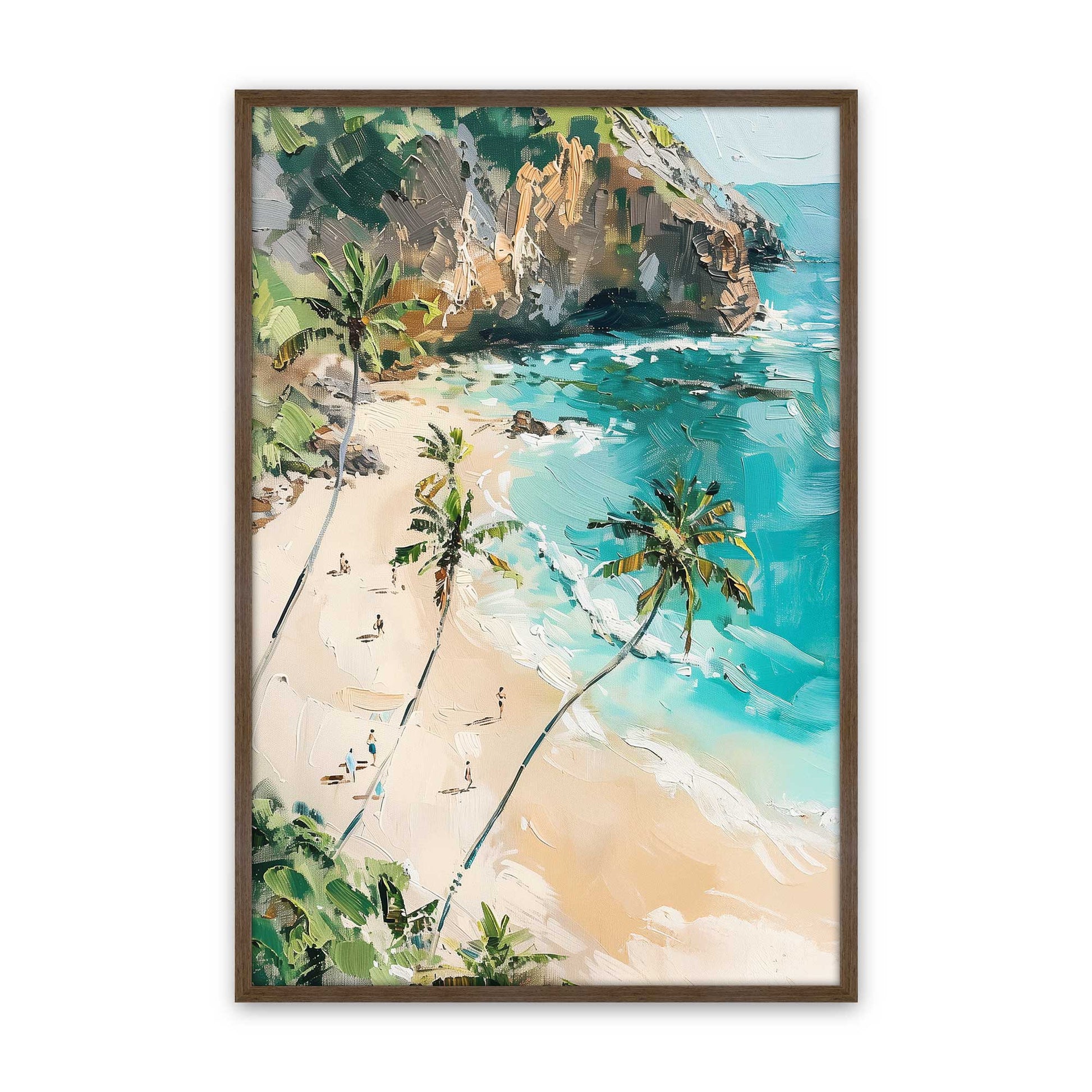[Color:Walnut], Picture of art in a Walnut frame