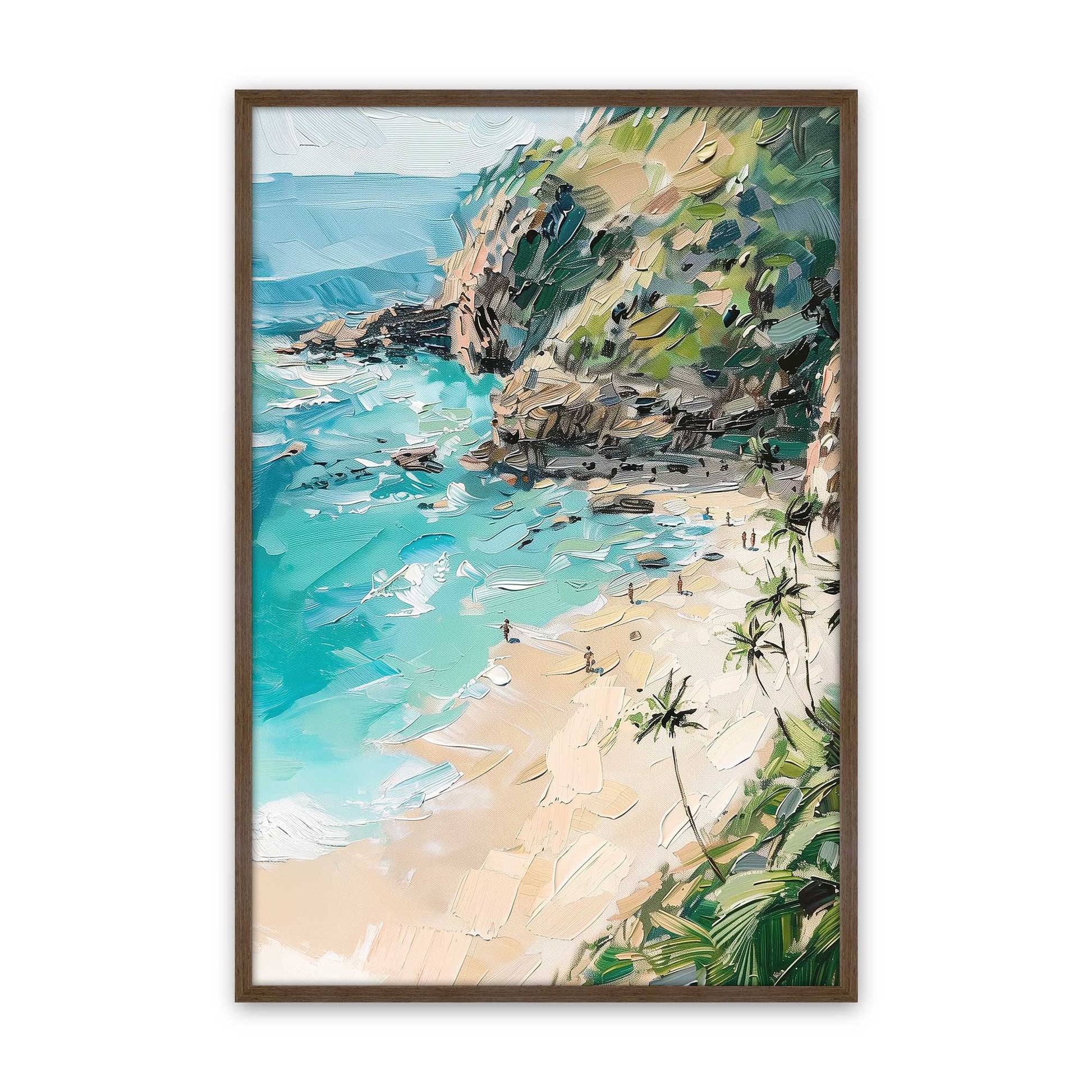 [Color:Walnut], Picture of art in a Walnut frame