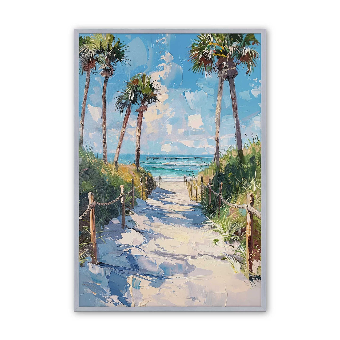 [Color:Polished Chrome], Picture of art in a Polished Chrome frame