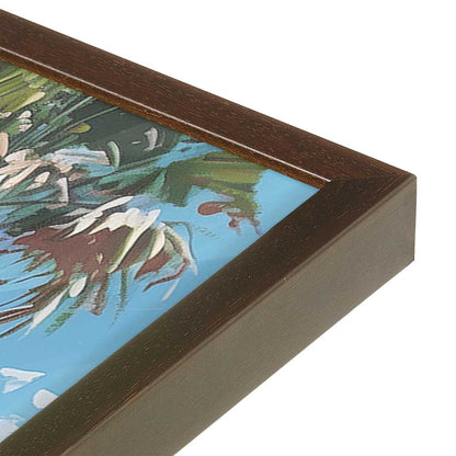 [Color:Belvinder Brown], Picture of art in a Belvinder Brown frame at an angle