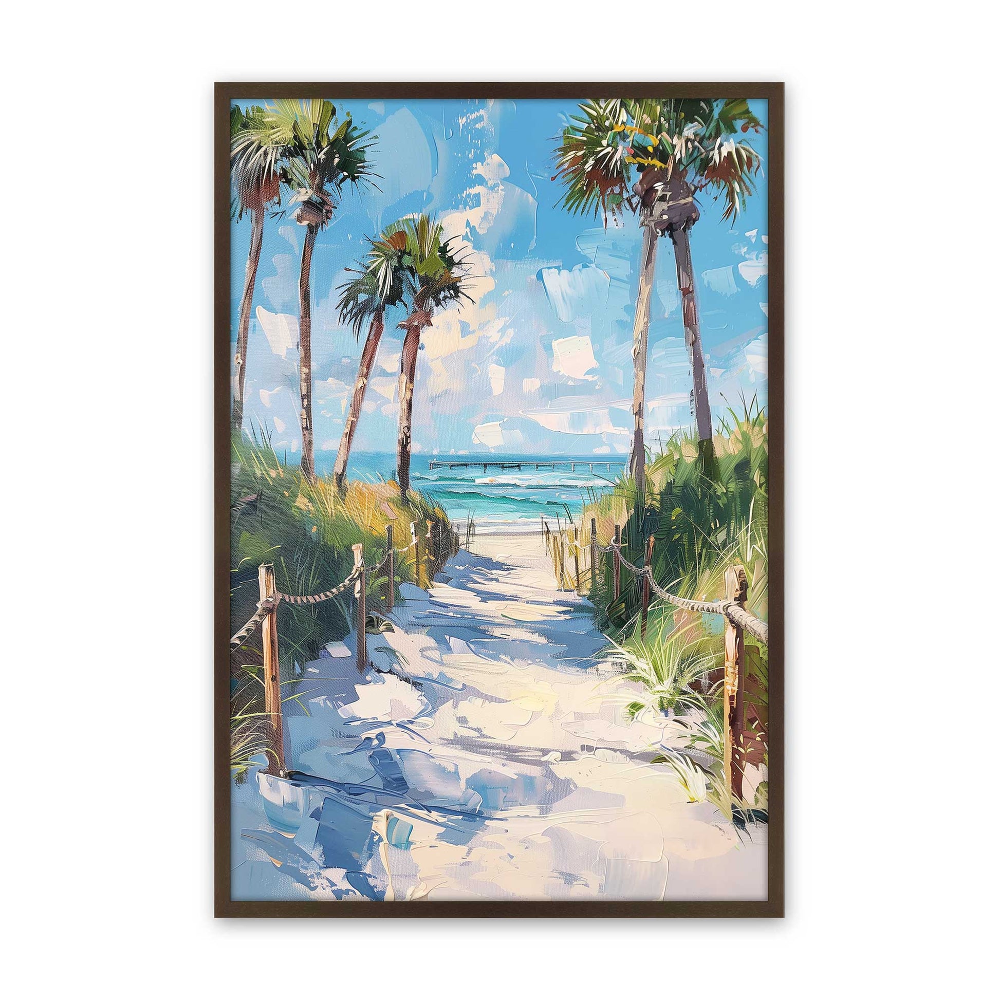 [Color:Belvinder Brown], Picture of art in a Belvinder Brown frame