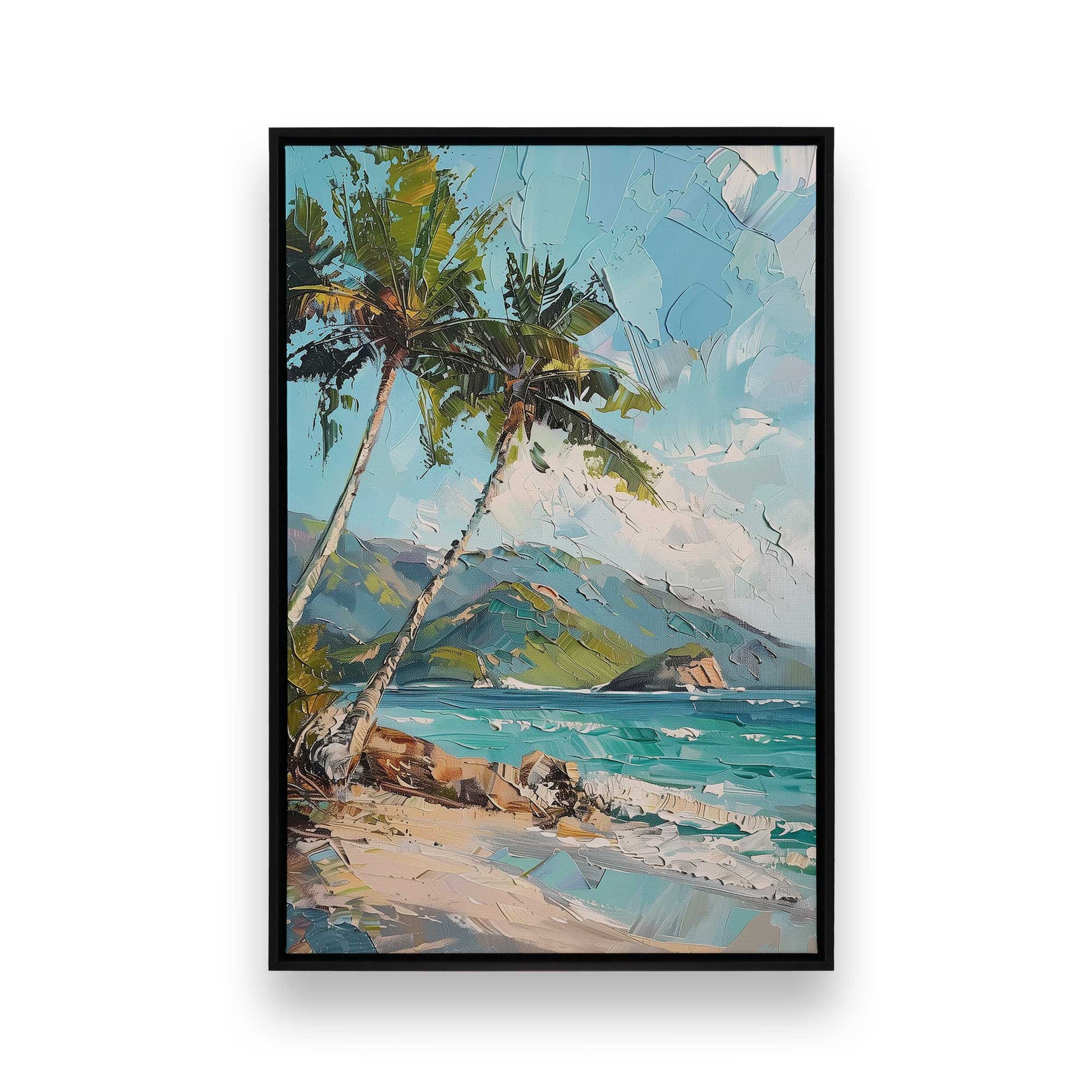 [Color:Satin Black], Picture of art in a Satin Black frame