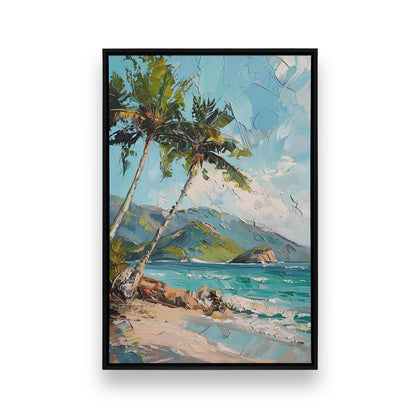 [Color:Satin Black], Picture of art in a Satin Black frame
