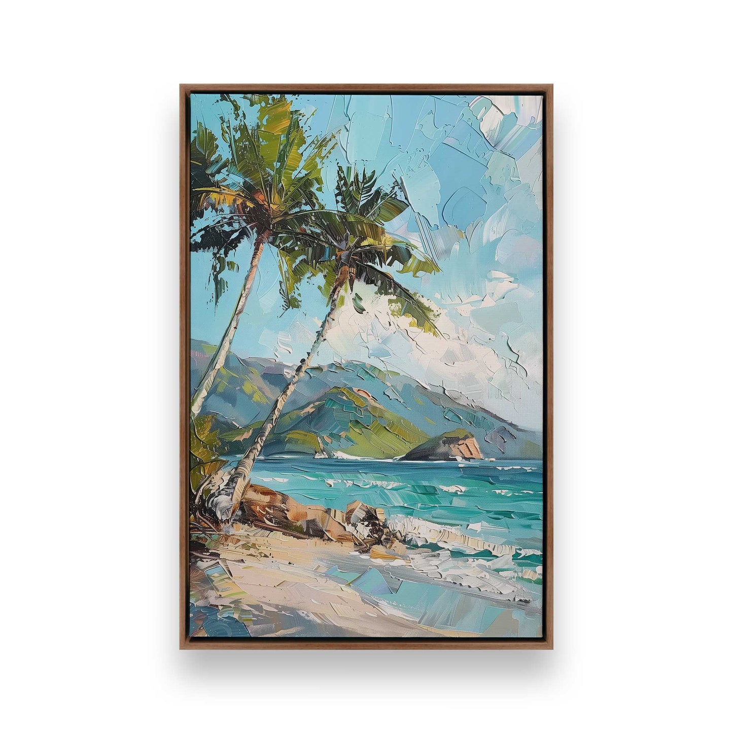 [Color:Walnut], Picture of art in a Walnut frame