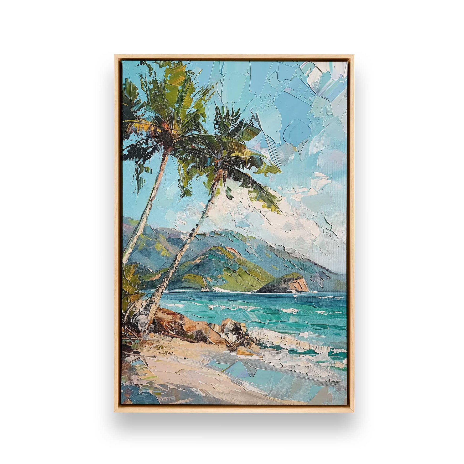 [Color:American Maple], Picture of art in a American Maple frame