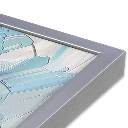 [Color:Polished Chrome], Picture of art in a Polished Chrome frame at an angle