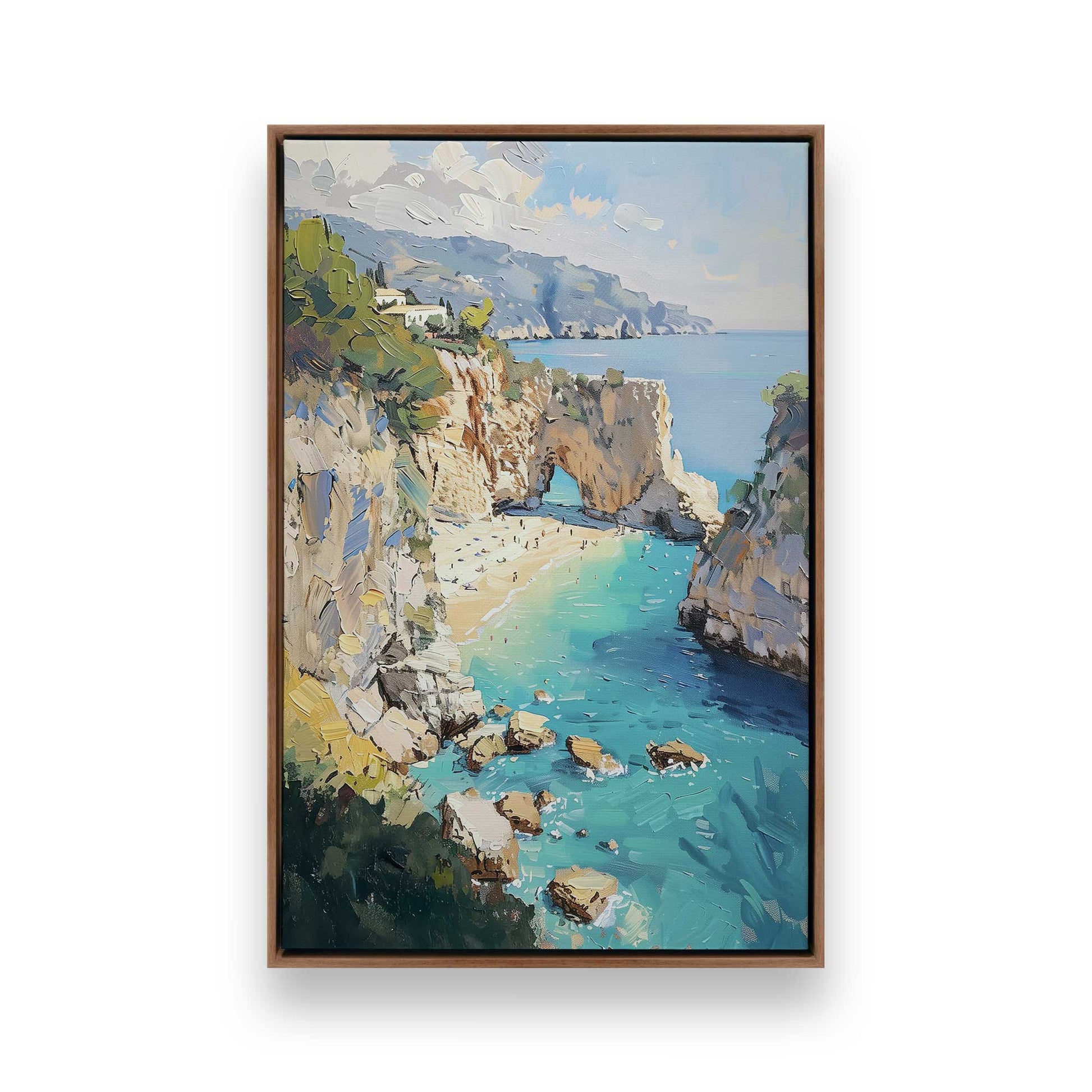 [Color:Walnut], Picture of art in a Walnut frame