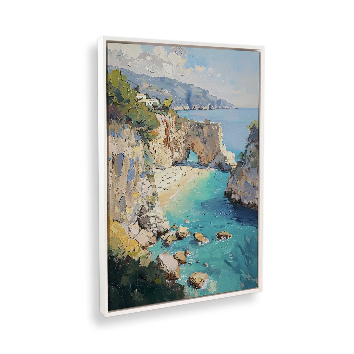 [Color:Opaque White], Picture of the corner of the art