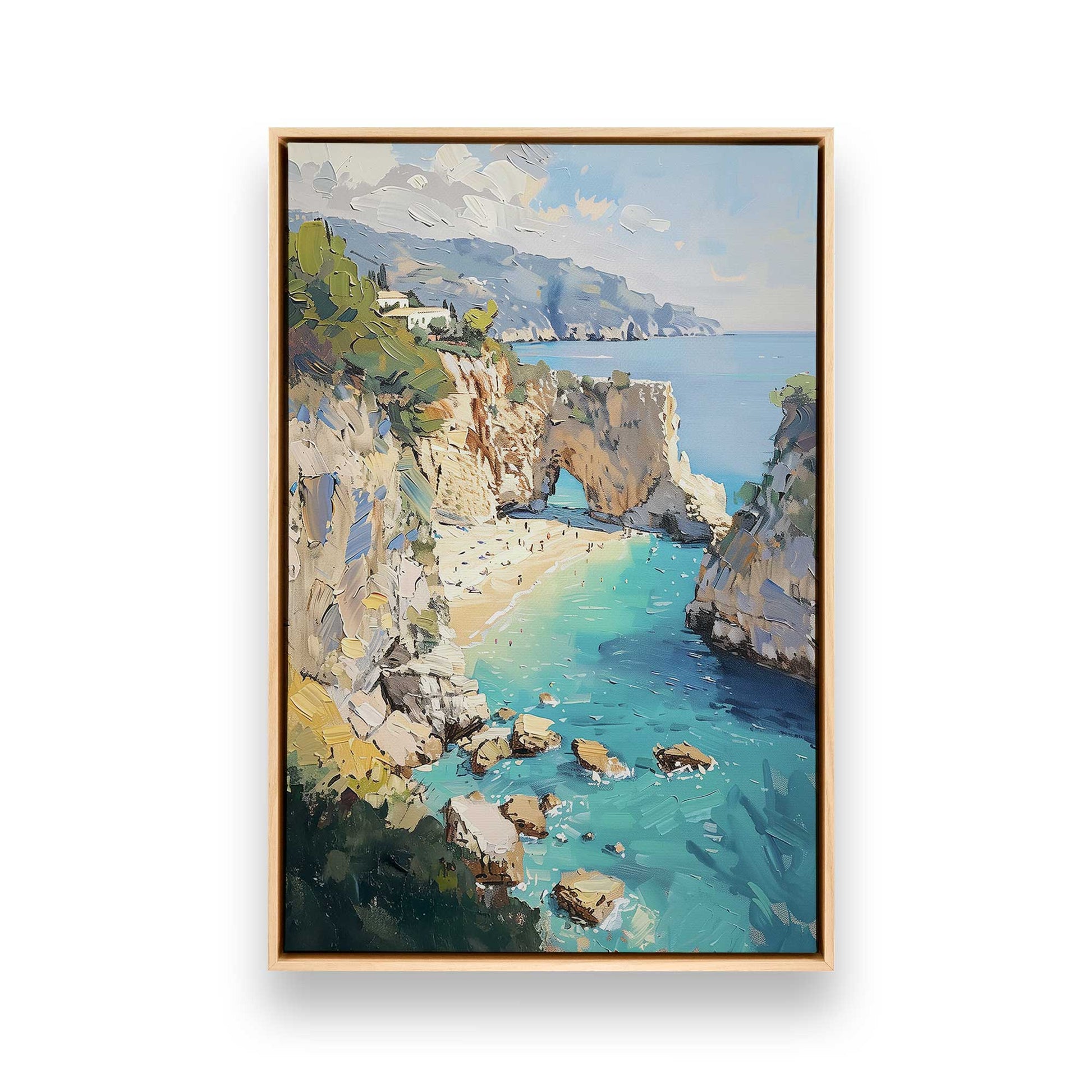 [Color:American Maple], Picture of art in a American Maple frame