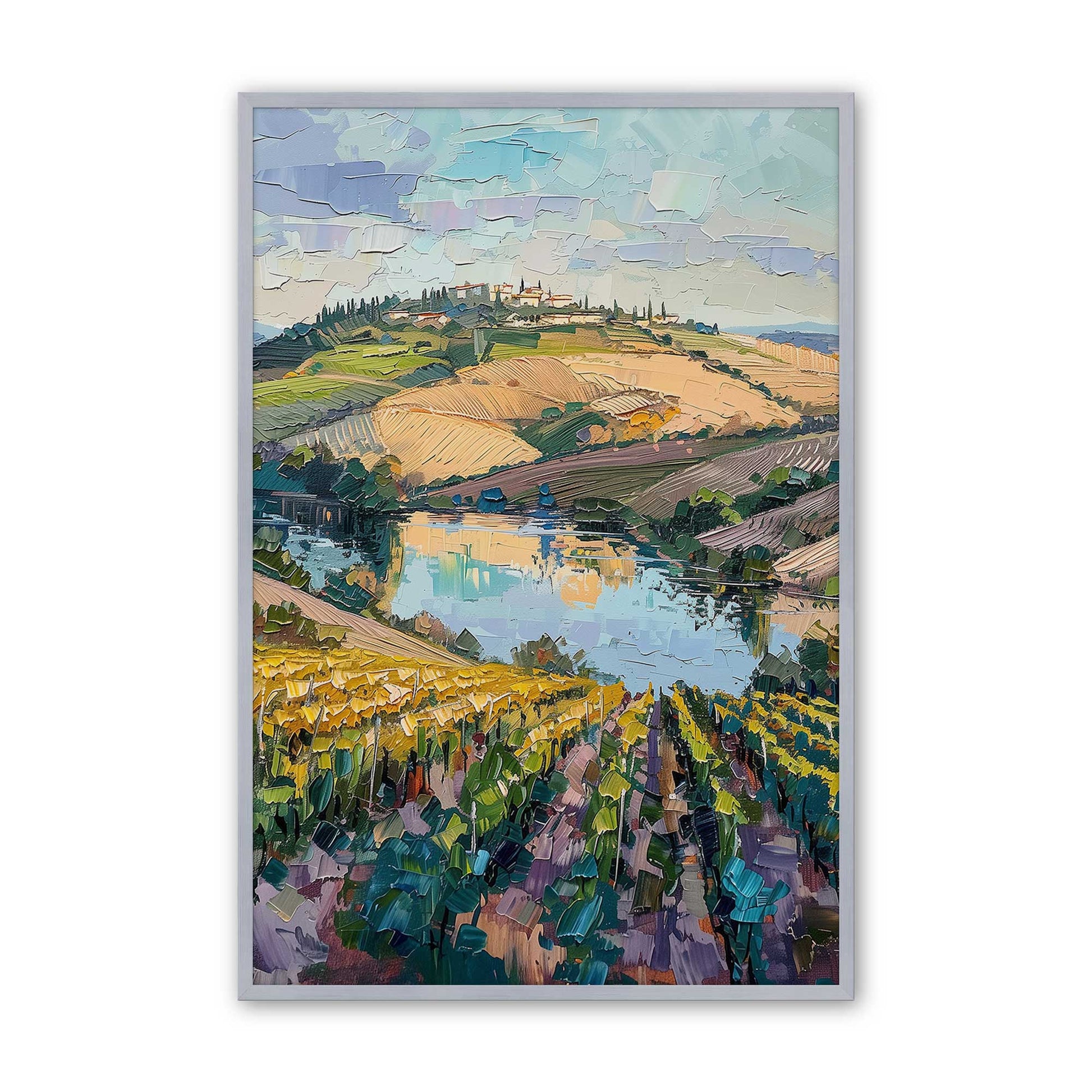 [Color:Polished Chrome], Picture of art in a Polished Chrome frame