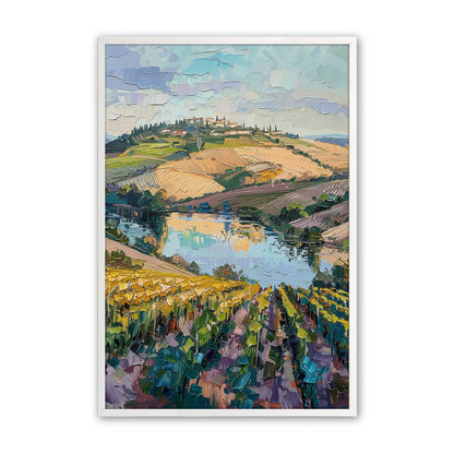 [Color:Opaque White], Picture of art in a Opaque White frame