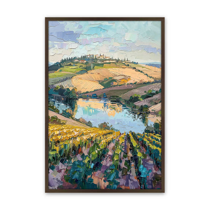 [Color:Belvinder Brown], Picture of art in a Belvinder Brown frame