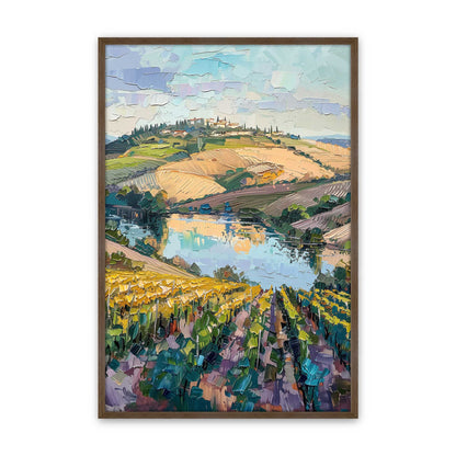 [Color:Walnut], Picture of art in a Walnut frame