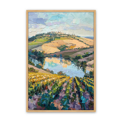 [Color:American Maple], Picture of art in a American Maple frame