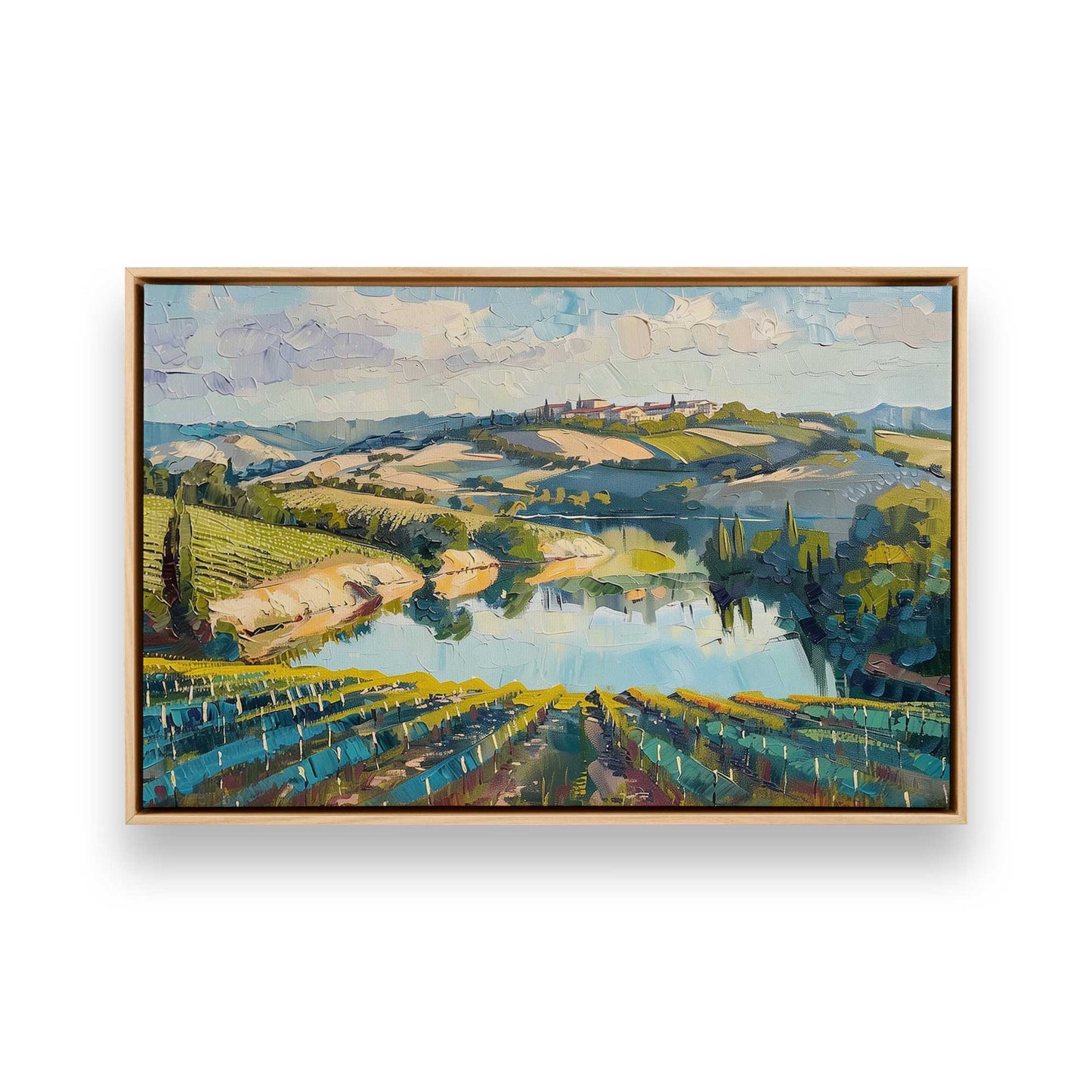 [Color:American Maple], Picture of art in a American Maple frame