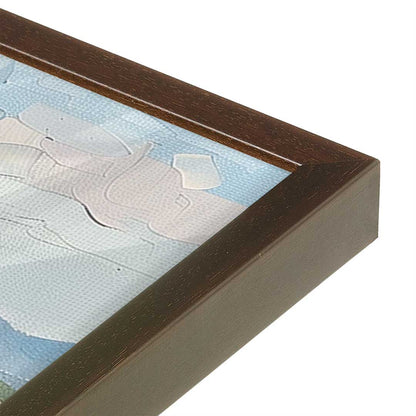 [Color:Belvinder Brown], Picture of art in a Belvinder Brown frame at an angle