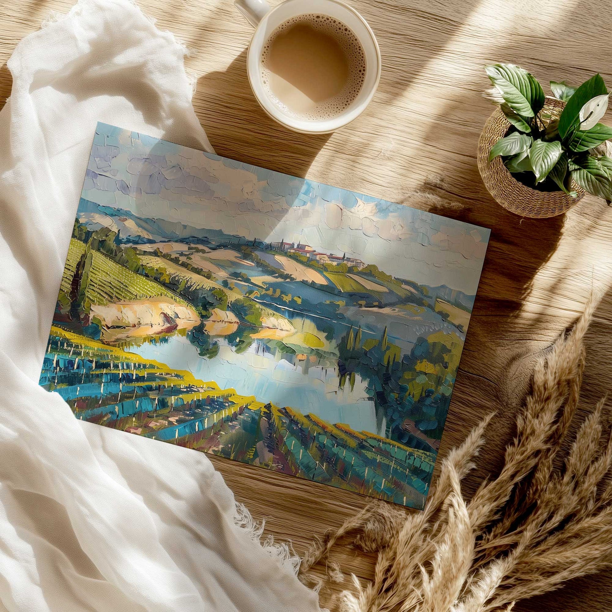 [Color:Rolled Print], Picture of art in a Rolled Print frame at an angle