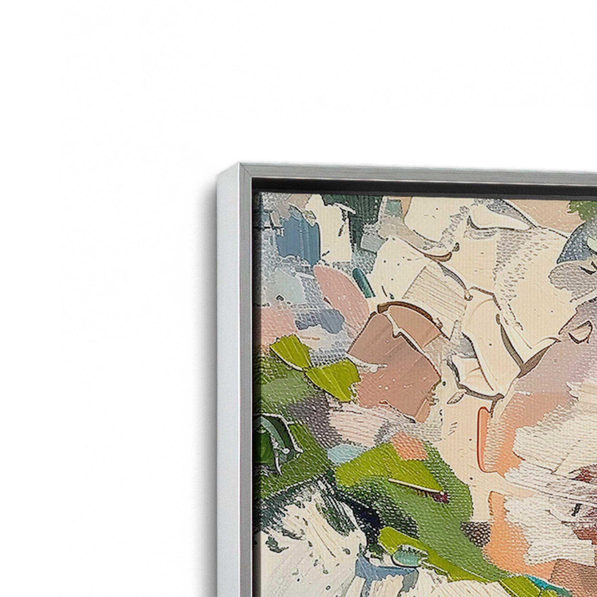 [Color:Polished Chrome], Picture of the corner of the art