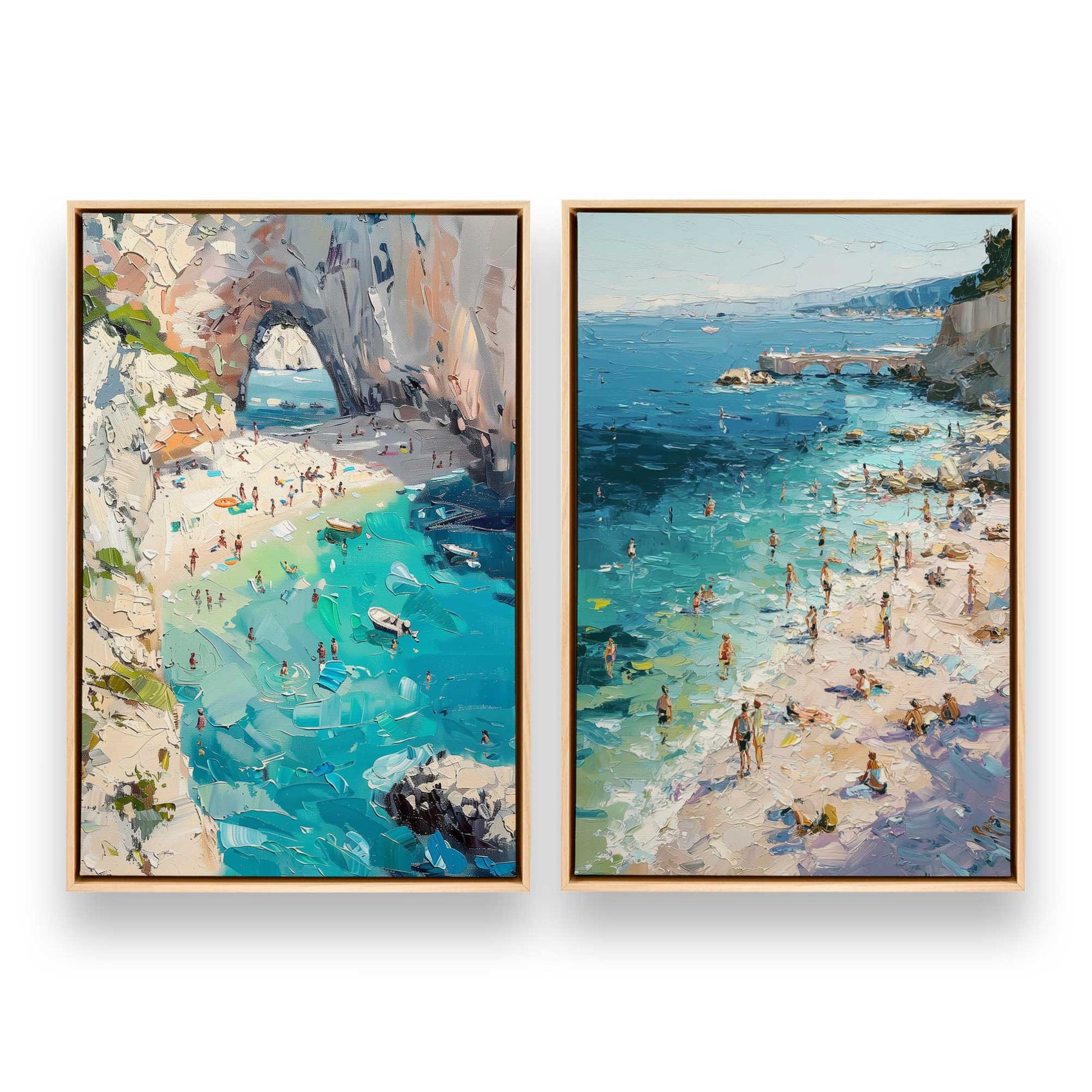 [Color:American Maple], Picture of art in a American Maple frame