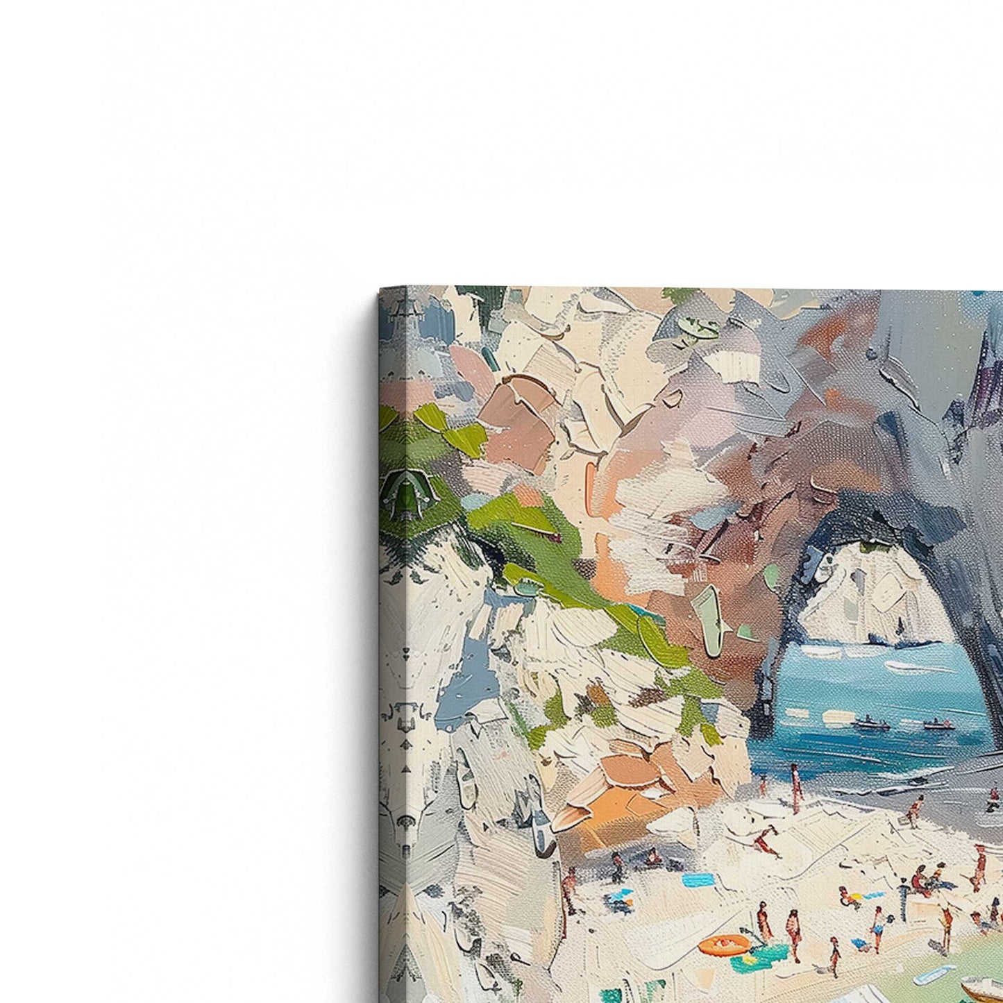 [Color:Stretched Canvas], Picture of the corner of the art