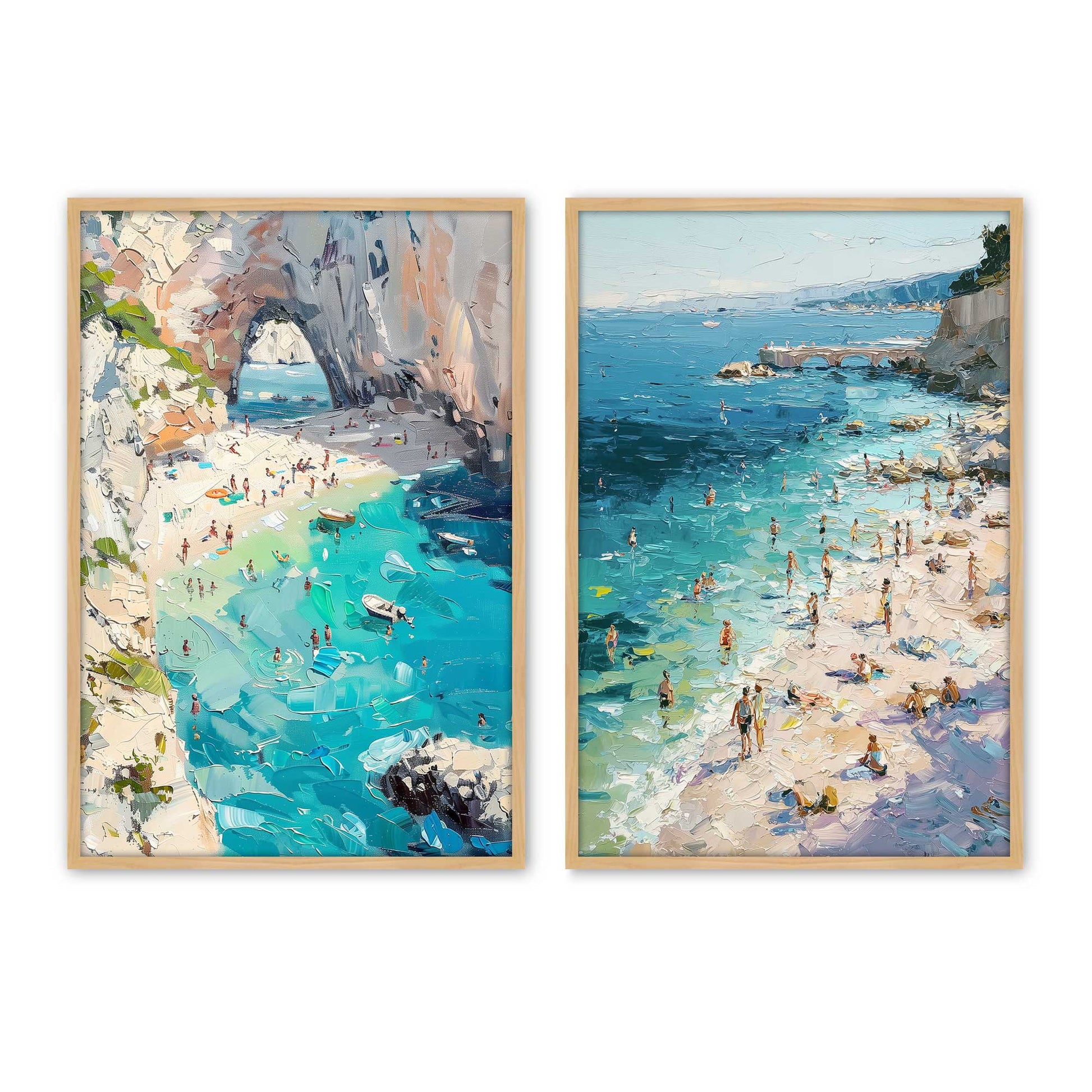 [Color:American Maple], Picture of art in a American Maple frame