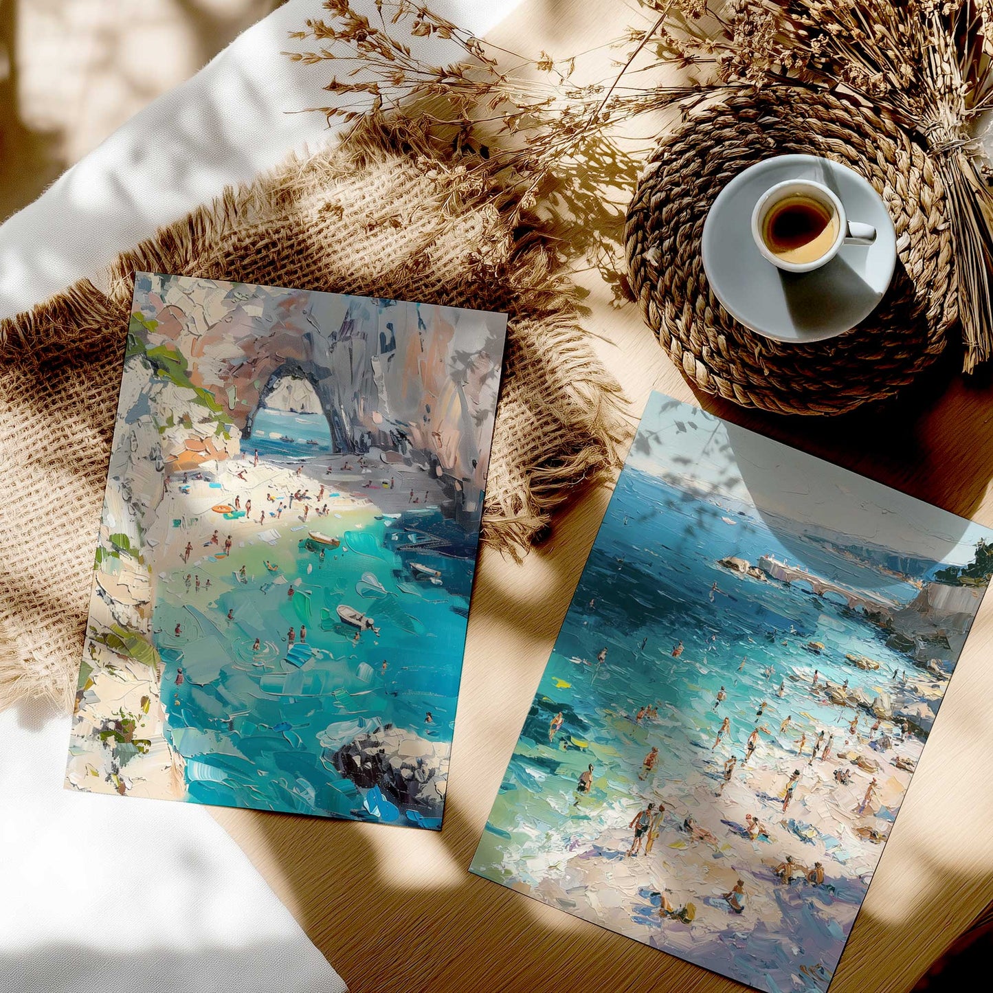 [color:Rolled Print], Picture in a room