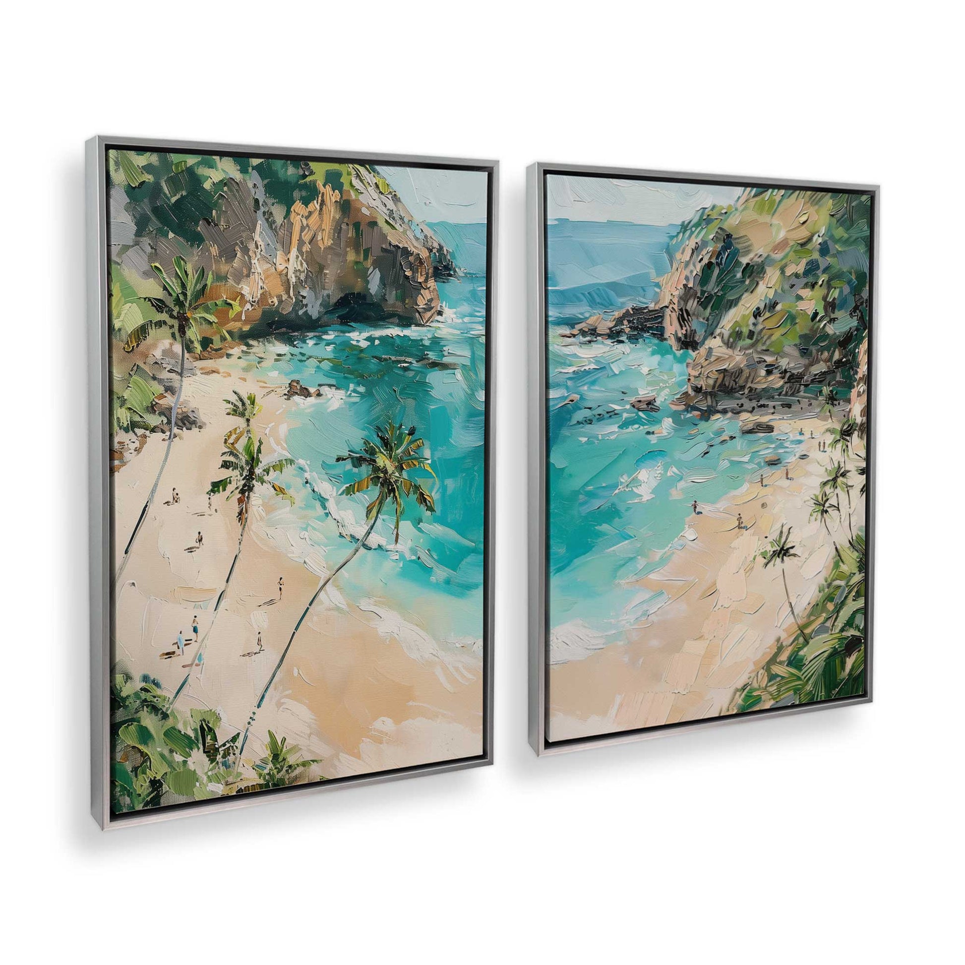 [Color:Polished Chrome], Picture of art in a Polished Chrome frame at an angle