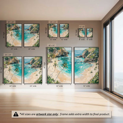 Costa Soreno, Set of 2 Prints on Canvas