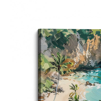 [Color:Stretched Canvas], Picture of the corner of the art