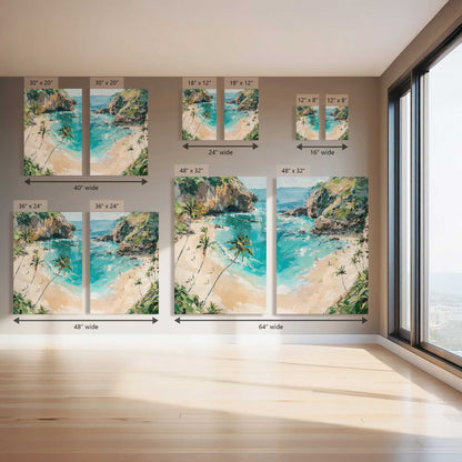 Costa Soreno, Set of 2 Prints on Canvas