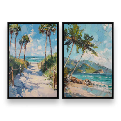 [Color:Satin Black], Picture of art in a Satin Black frame