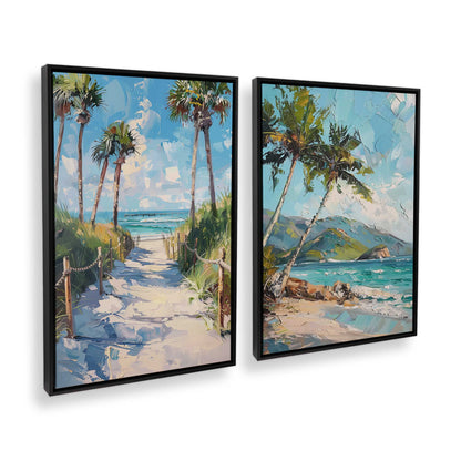 [Color:Satin Black], Picture of art in a Satin Black frame at an angle