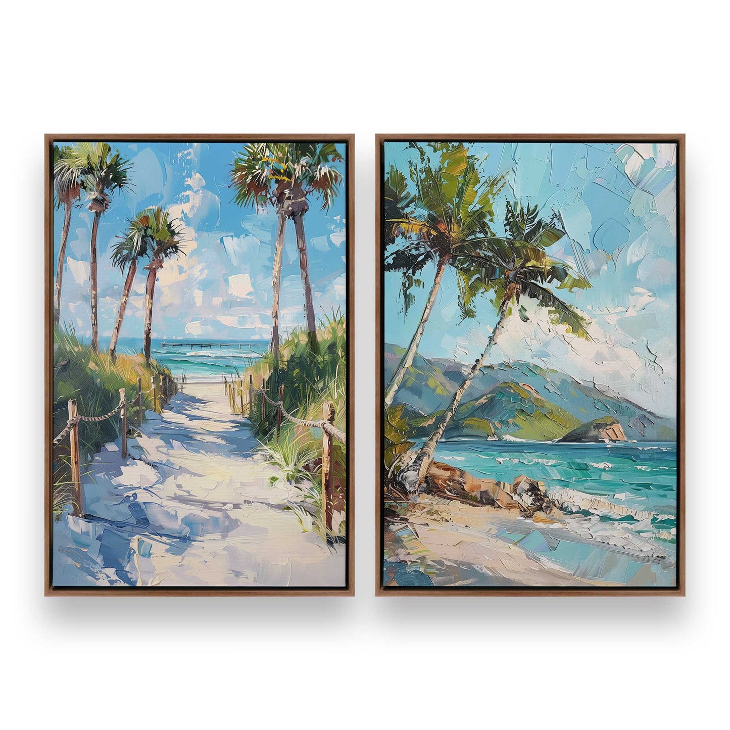 [Color:Walnut], Picture of art in a Walnut frame