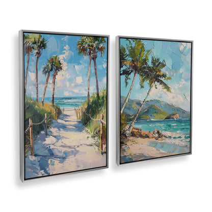 [Color:Polished Chrome], Picture of art in a Polished Chrome frame at an angle