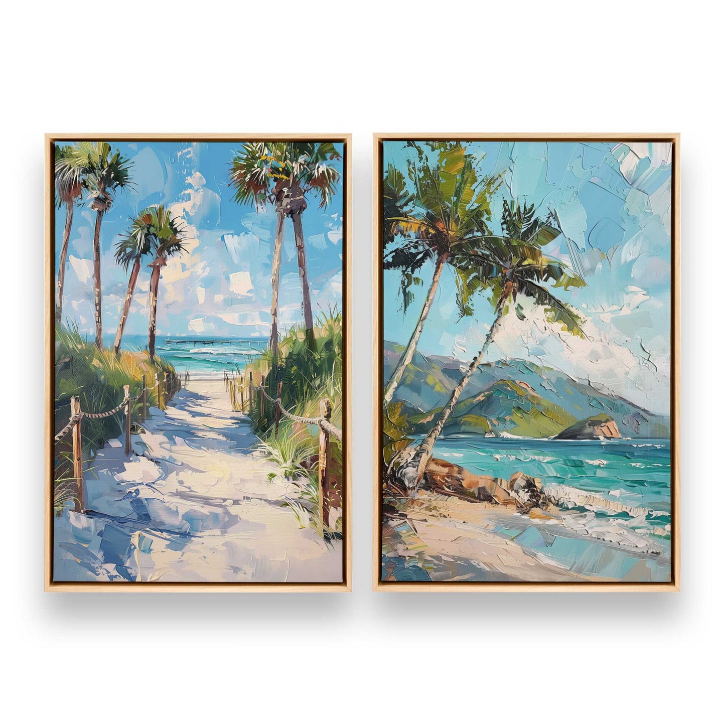 [Color:American Maple], Picture of art in a American Maple frame