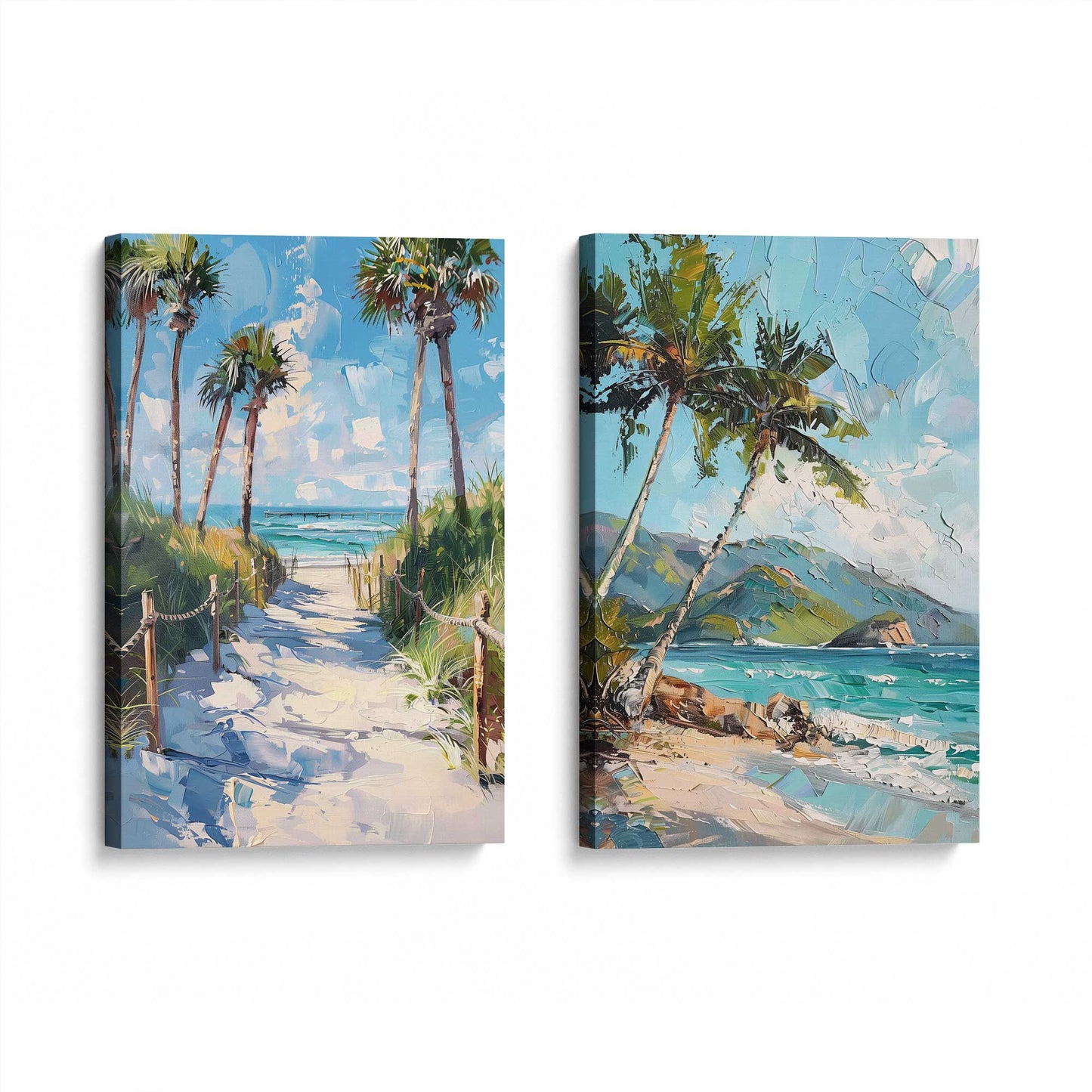 [Color:Stretched Canvas], Picture of art at an angle