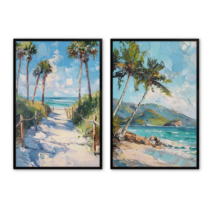 [Color:Satin Black], Picture of art in a Satin Black frame