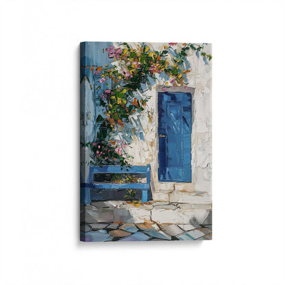 [Color:Stretched Canvas], Picture of art at an angle