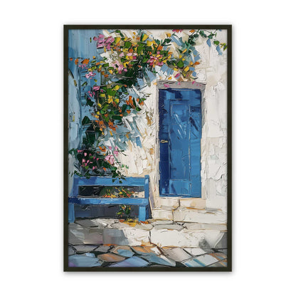 [Color:Satin Black], Picture of art in a Polished Chrome frame