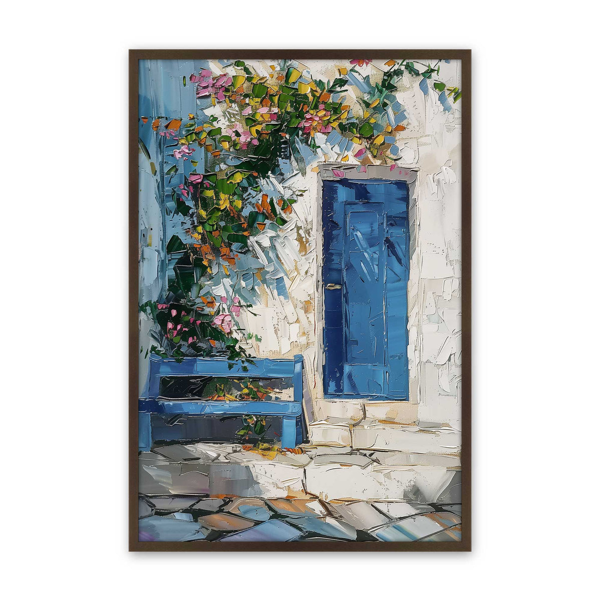 [Color:Belvinder Brown], Picture of art in a Polished Chrome frame