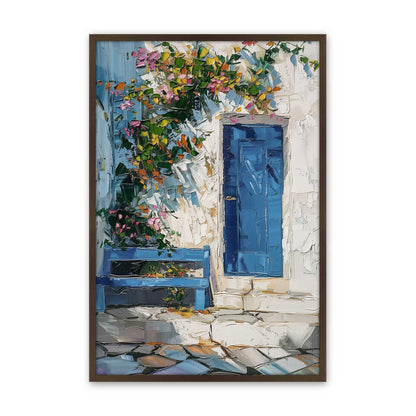 [Color:Belvinder Brown], Picture of art in a Polished Chrome frame