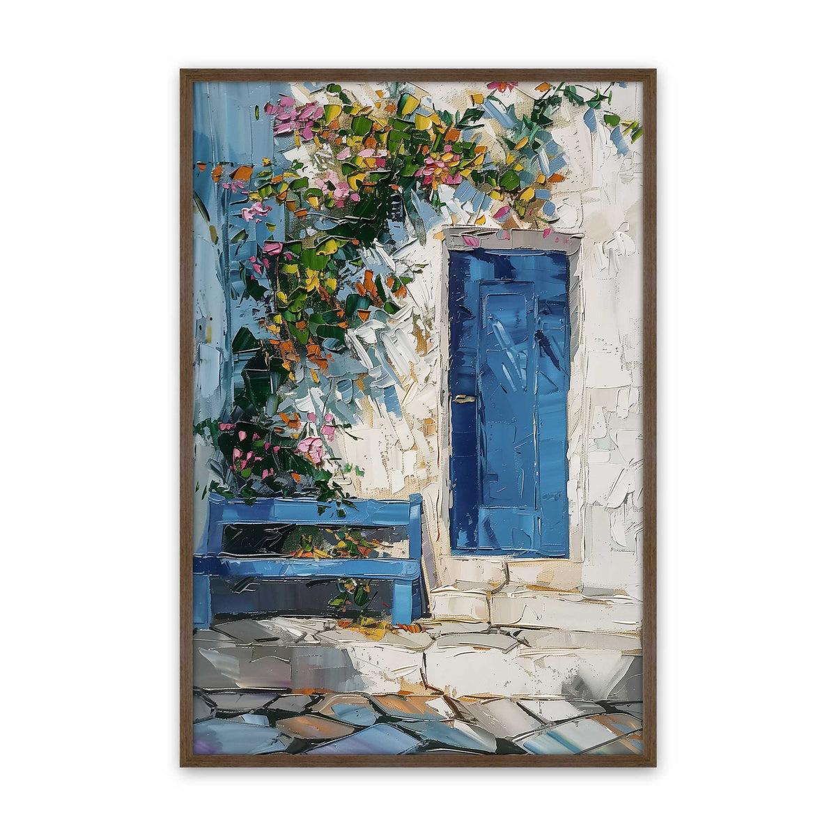 [Color:Walnut], Picture of art in a Polished Chrome frame