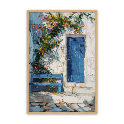 [Color:American Maple], Picture of art in a Polished Chrome frame