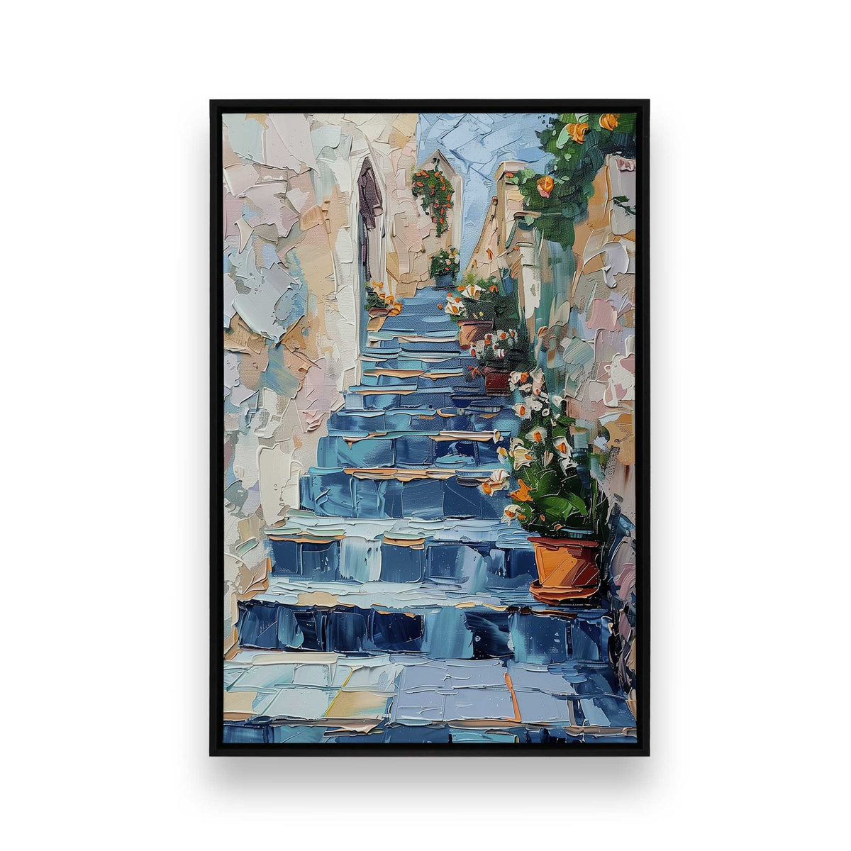 [Color:Satin Black], Picture of art in a Satin Black frame