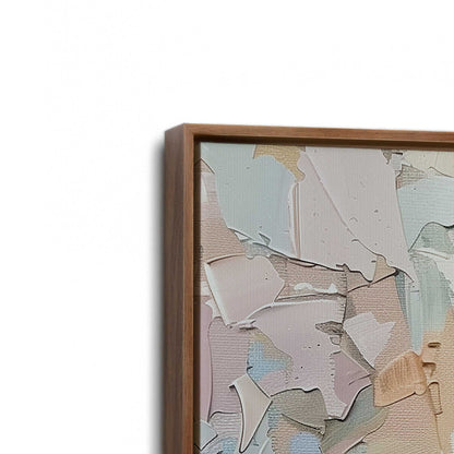 [Color:Walnut], Picture of art in a Walnut frame at an angle