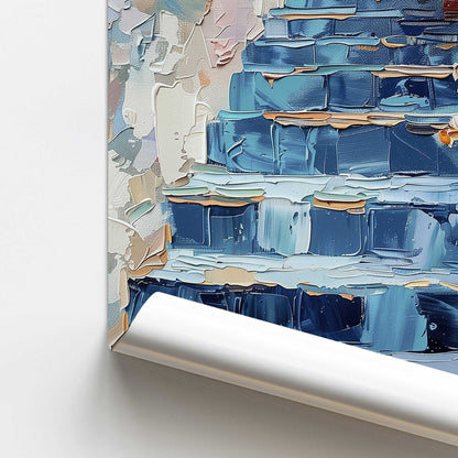 Azure Stair Garden Print