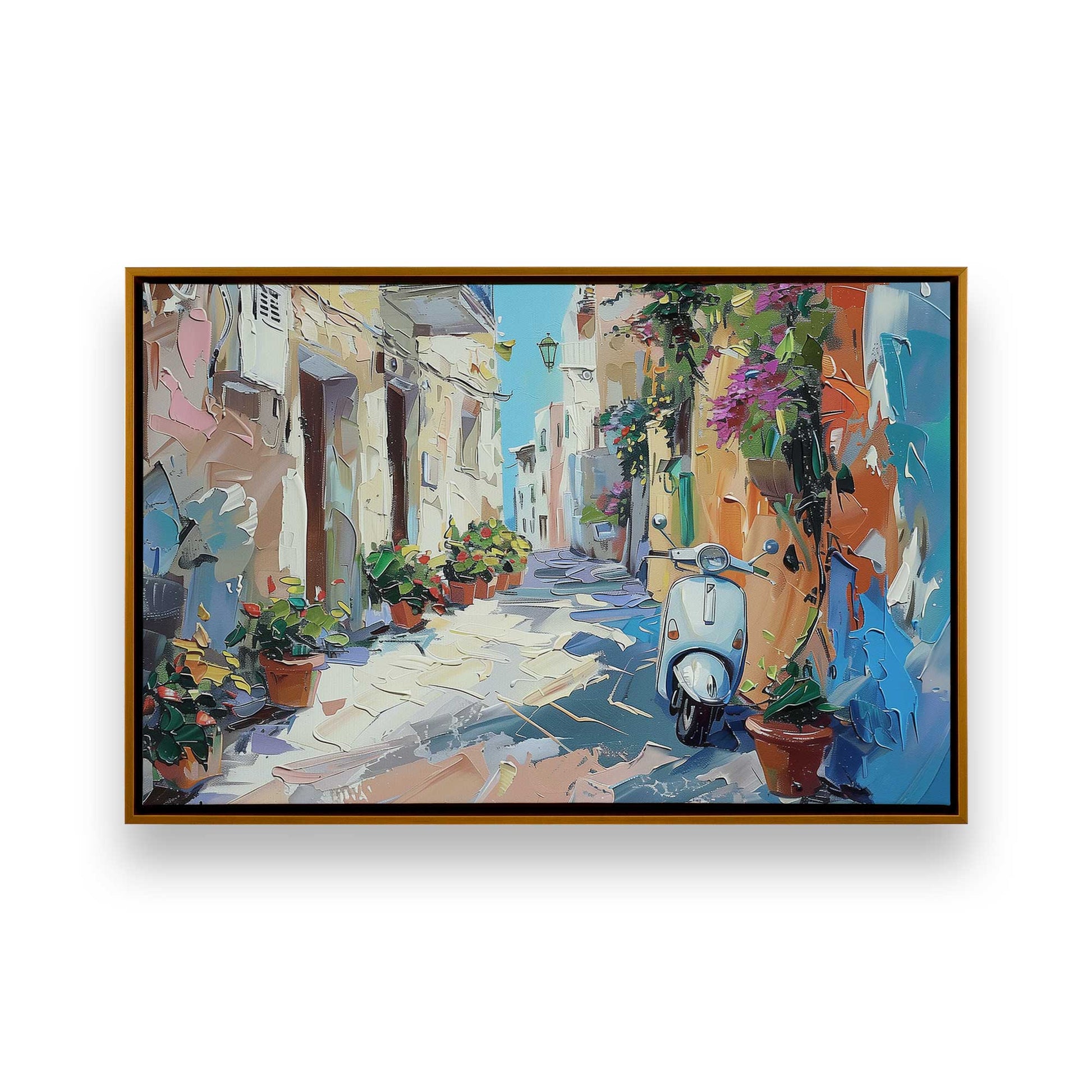 [Color:Polished Gold], Picture of art in a Polished Gold frame